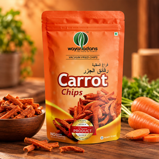 Vacuum fried carrot chips 40g